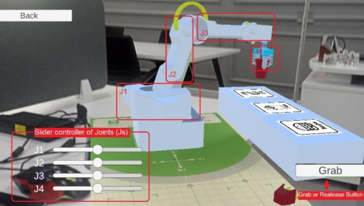 Enhancing Robotic Learning for Children through Interaction on AR Application